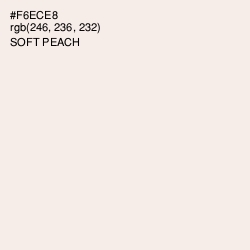 #F6ECE8 - Soft Peach Color Image